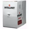 Cavo di rete bulk Cat6 Intellinet, 23 AWG, filo massiccio, 305 m, grigio, CCA, U/UTP, scatola