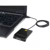 Manhattan 102049 lettore di smart card a contatto, USB-A 2.0, 12 Mbps, cavo 1,05 m, nero, custodia in ABS
