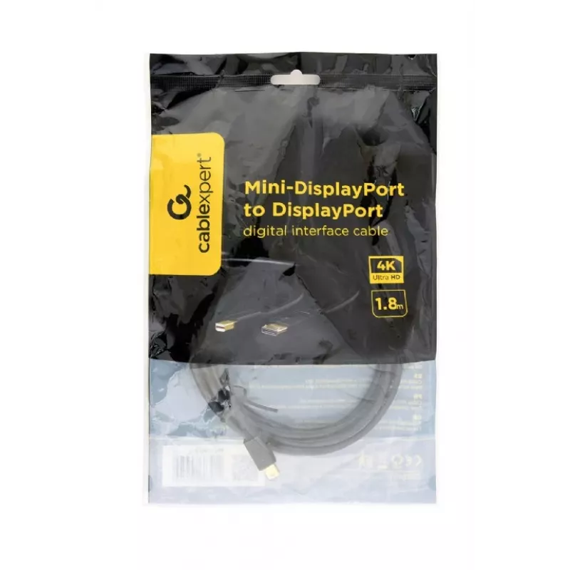 Gembird Cablexpert CCP-mDP2-6 cavo da Mini DisplayPort a DisplayPort, 1,8 m, nero
