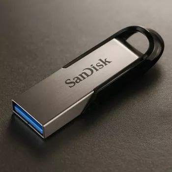 WESTERN DIGITAL SanDisk Ultra Flair - 256GB chiavetta USB - USB 3.0 - nero / argento