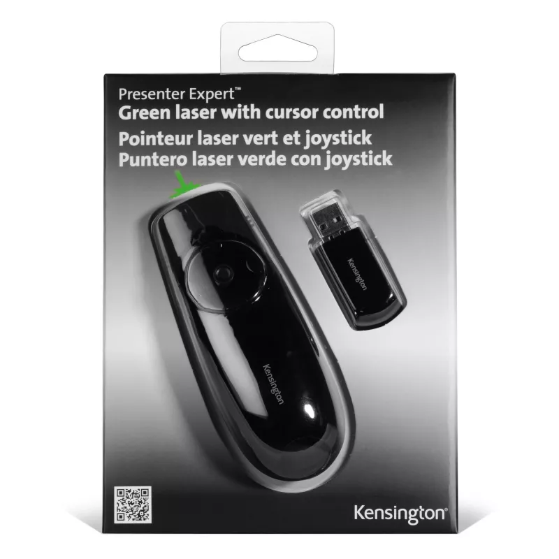 Presentatore Kensington Presenter Expert – controllo cursore wireless con laser verde