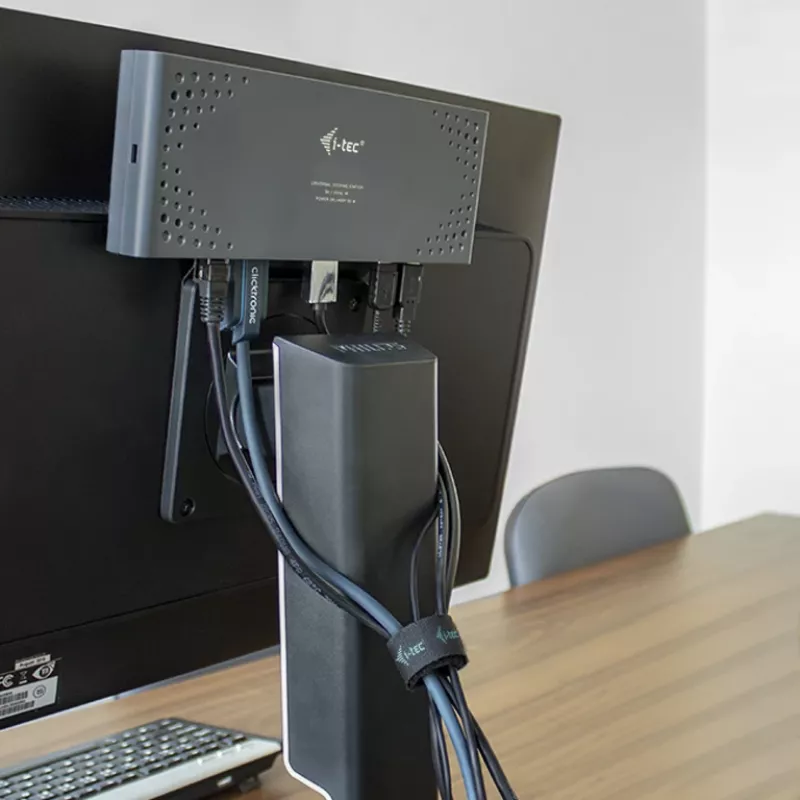 Supporto per docking station i-tec, per monitor con attacco VESA