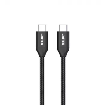 Cavo USB-C a USB-C Unitek C14059BK – 2 m, 5 A, 20 V, 480 Mbit/s, nero