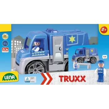 Camion Lena TRUXX Police con accessori