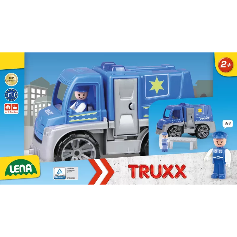 Camion Lena TRUXX Police con accessori