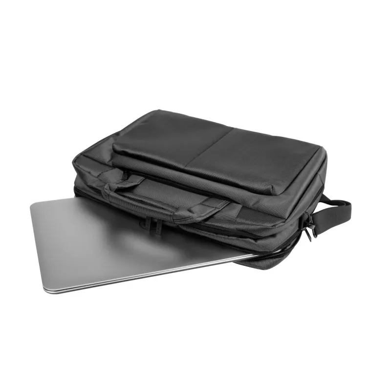 Natec Gazelle NTO-0809 borsa per laptop 15,6–16 pollici (39,6 cm), con tracolla, nera
