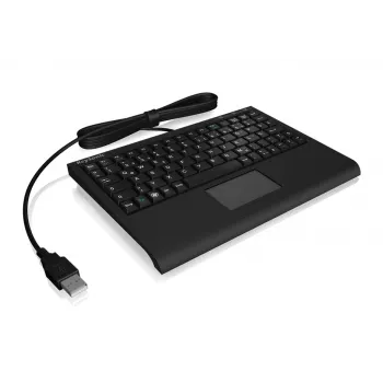 KeySonic ACK-3410 (US) tastiera ufficio USB inglese americano nero