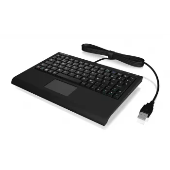 KeySonic ACK-3410 (US) tastiera ufficio USB inglese americano nero