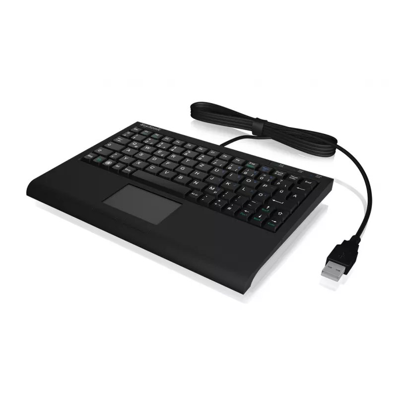 KeySonic ACK-3410 (US) tastiera ufficio USB inglese americano nero
