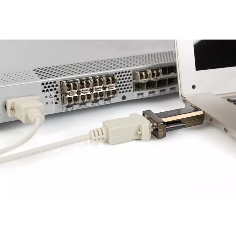 DIGITUS convertitore USB 2.0 a seriale, DSUB 9M incl. cavo USB A 80cm