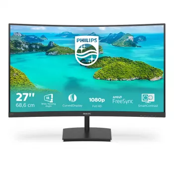 Philips E Line 271E1SCA/00 monitor per computer 68.6 cm (27 pollici) 1920 x 1080 pixel Full HD LCD nero