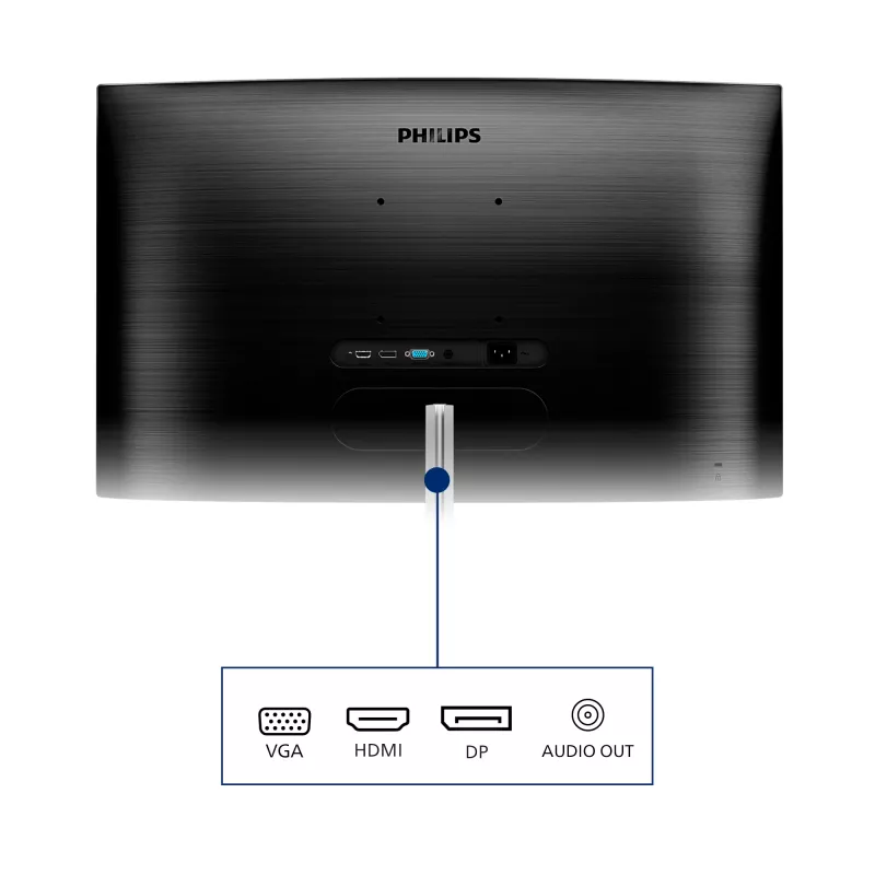Philips E Line 325E1C/00 monitor per computer 80 cm (31.5 pollici) 2560 x 1440 pixel Quad HD LCD nero
