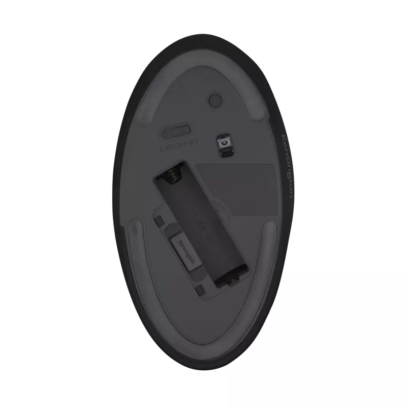 Kensington Pro Fit Ergo mouse wireless – nero, per destrimani, RF Wireless + Bluetooth, 1600 DPI, nero