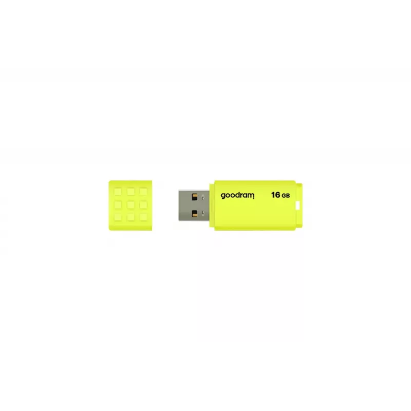 Chiavetta USB GOODRAM UME2 16 GB, USB 2.0 Type-A, giallo, 51 × 21 mm