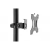 Postazione di lavoro mobile DIGITUS (supporto monitor, supporto PC) portata max 8 kg, schermo 32 inch – nero