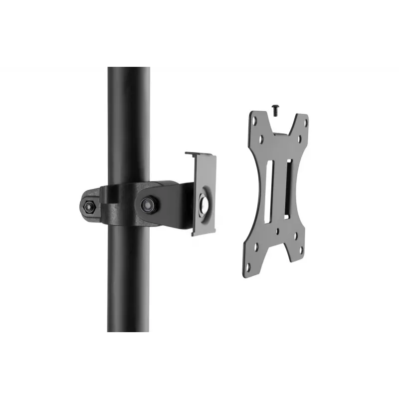 Postazione di lavoro mobile DIGITUS (supporto monitor, supporto PC) portata max 8 kg, schermo 32 inch – nero