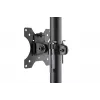 Postazione di lavoro mobile DIGITUS (supporto monitor, supporto PC) portata max 8 kg, schermo 32 inch – nero