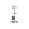 Postazione di lavoro mobile DIGITUS (supporto monitor, supporto PC) portata max 8 kg, schermo 32 inch – nero