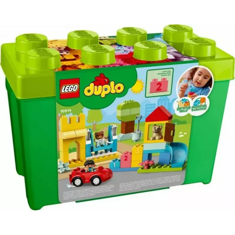 LEGO DUPLO 10914 scatola di mattoncini Deluxe, 85 pezzi, da 1,5 anni