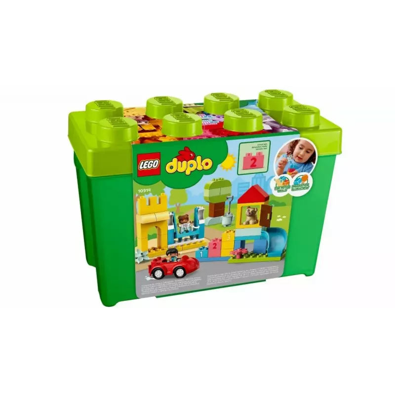 LEGO DUPLO 10914 scatola di mattoncini Deluxe, 85 pezzi, da 1,5 anni