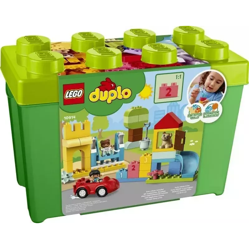 LEGO DUPLO 10914 scatola di mattoncini Deluxe, 85 pezzi, da 1,5 anni