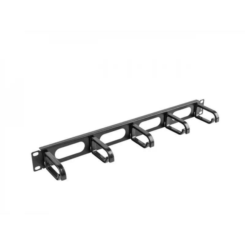 Pannello per gestione cavi LANBERG AK-1205-B, 1U metallo, larghezza 19