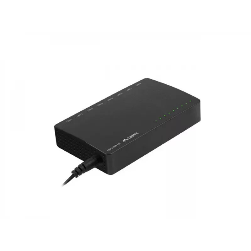 Switch LANBERG Dsp2-1008-12v 8x 1gb/s unmanaged Gigabit Ethernet desktop 12v