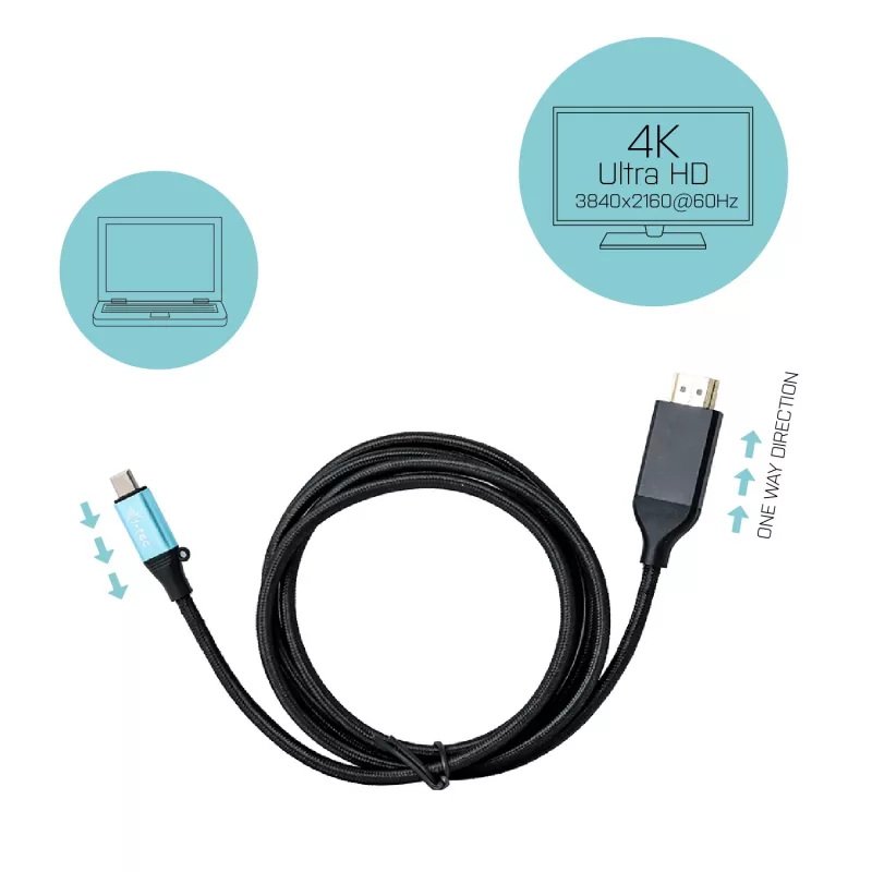 Adattatore cavo i-tec USB-C HDMI 4K / 60 Hz 200 cm
