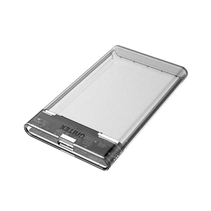 Case per HDD/SSD Unitek S1103A trasparente per unità SATA III da 2,5