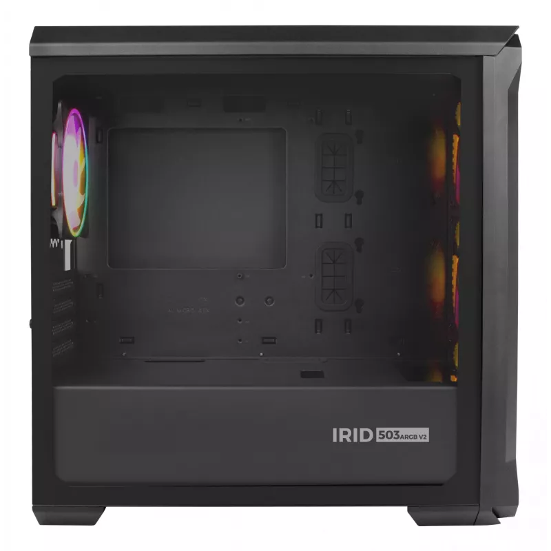 GENESIS Irid 503 ARGB Micro Tower nero, trasparente