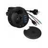 ICY BOX IB-HUB1430 presa nero