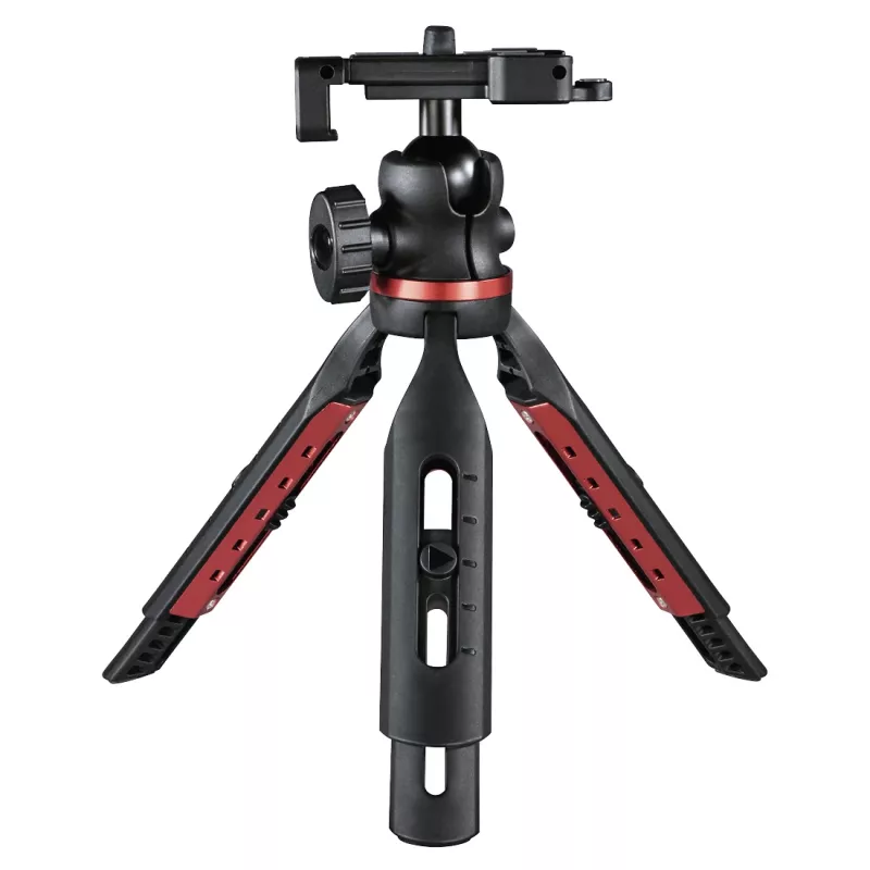 Treppiede solido Hama per smartphone/tablet 3 gambe nero, rosso