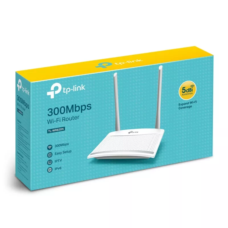 Router WLAN TP-Link TL-WR820N Fast Ethernet Single-Band (2,4 GHz) bianco