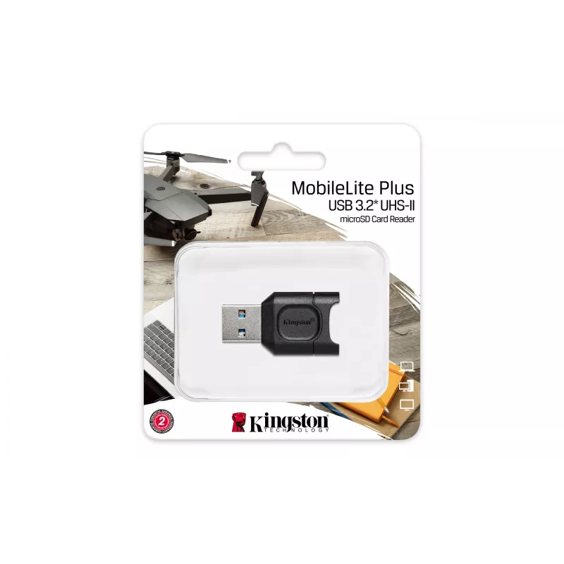 Lettore di schede Kingston Technology MobileLite Plus USB 3.2 Gen 1 (3.1 Gen 1) Type-A nero