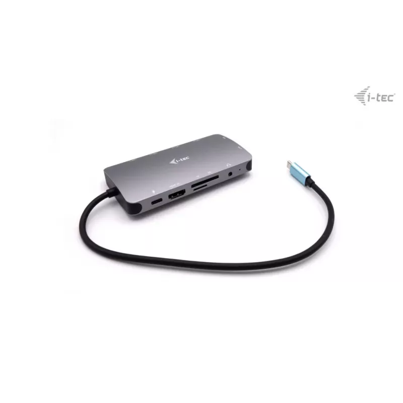 Docking Station i-tec Metal USB-C Travel Nano Dock HDMI/VGA con LAN + Power Delivery 100 W