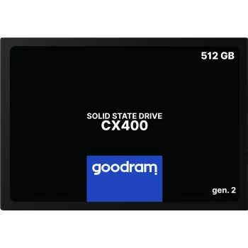 SSD 2,5 pollici SATA III GOODRAM SSDPR-CX400-512-G2 – 512 GB, 550/500 MB/s, 3D TLC