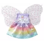 Set di vestiti per bambola ZAPF BABY born 829301 pieghevole, età consigliata 3+ anni, peso 44,13 g