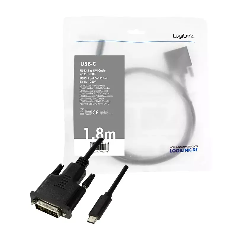 Adattatore grafico USB LogiLink UA0331 nero