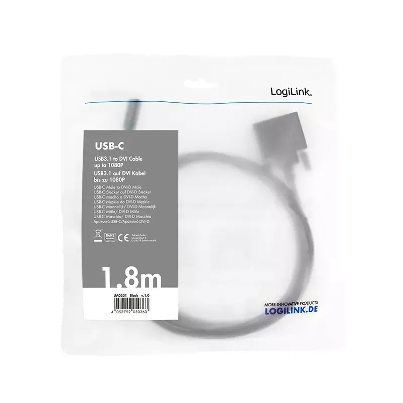 Adattatore grafico USB LogiLink UA0331 nero