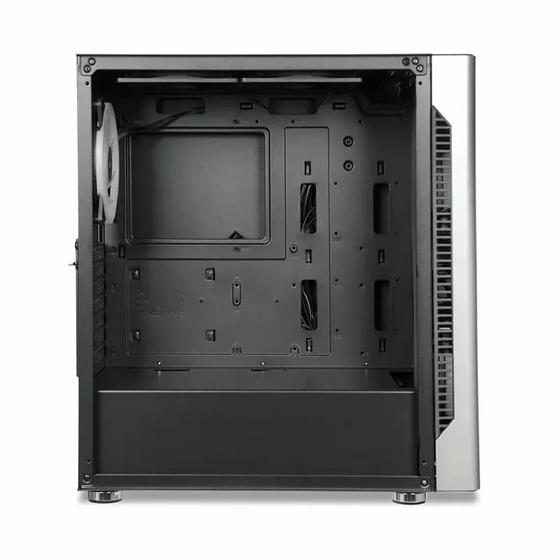 Case PC IBOX Chiron ZH68 Gaming, mid tower ATX, supporto EATX, nero, finestra laterale, illuminazione