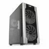 Case PC IBOX Chiron ZH68 Gaming, mid tower ATX, supporto EATX, nero, finestra laterale, illuminazione