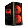 Case PC IBOX Chiron ZH68 Gaming, mid tower ATX, supporto EATX, nero, finestra laterale, illuminazione