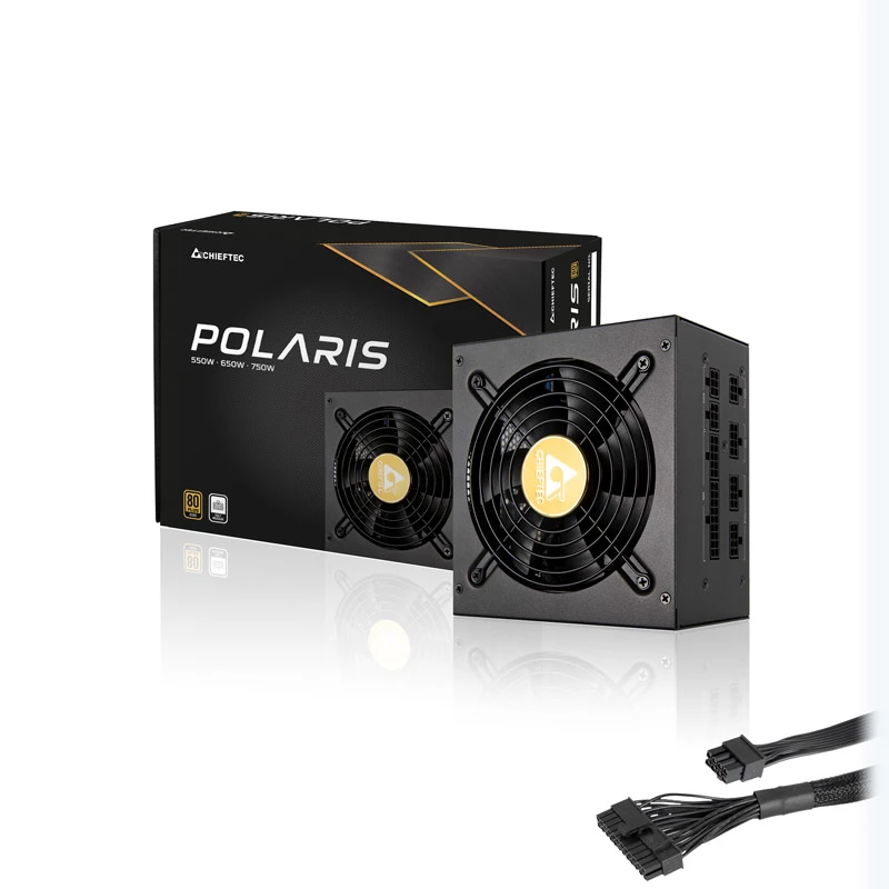 Alimentatore Chieftec Polaris 750 W 20+4 pin ATX PS/2 nero
