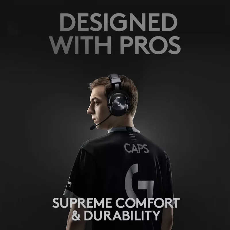 Headset gaming LOGITECH Pro X Wireless Lightspeed nero