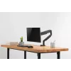 DIGITUS supporto universale a morsa per singolo monitor con molla a gas 17-32