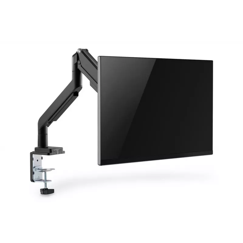 DIGITUS supporto universale a morsa per singolo monitor con molla a gas 17-32