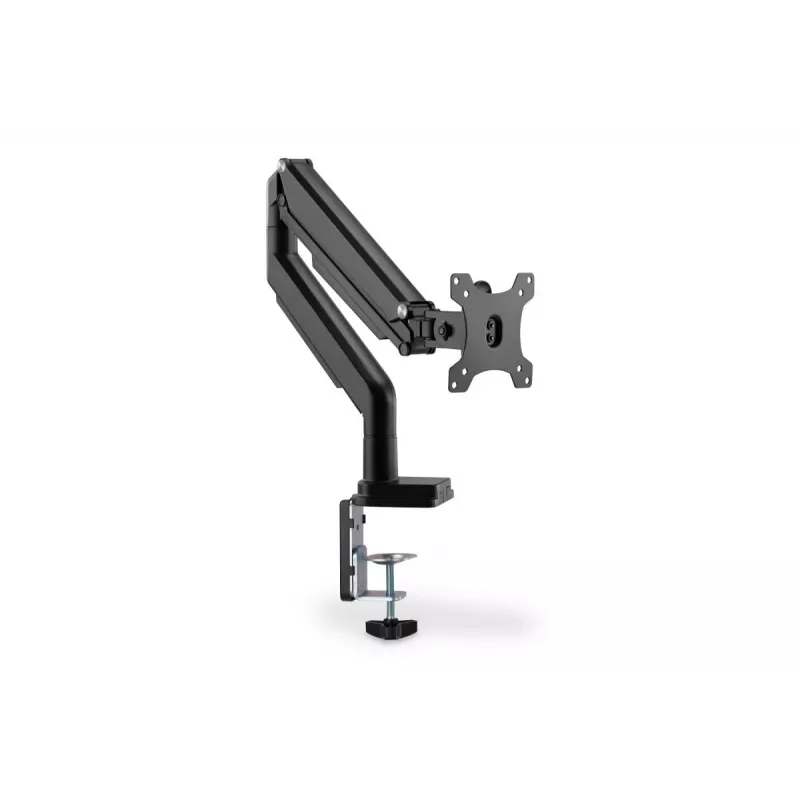 DIGITUS supporto universale a morsa per singolo monitor con molla a gas 17-32