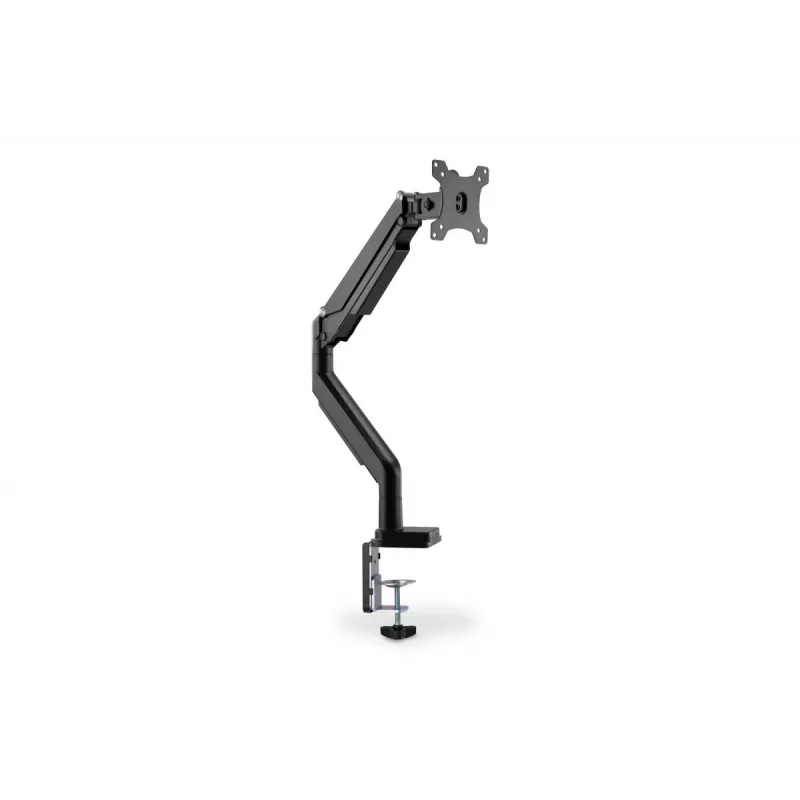 DIGITUS supporto universale a morsa per singolo monitor con molla a gas 17-32