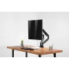 DIGITUS supporto universale a morsa per doppio monitor con molla a gas 17-32