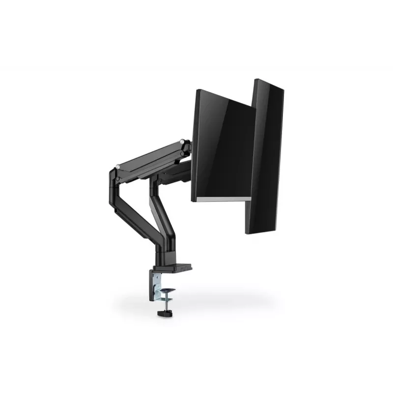 DIGITUS supporto universale a morsa per doppio monitor con molla a gas 17-32